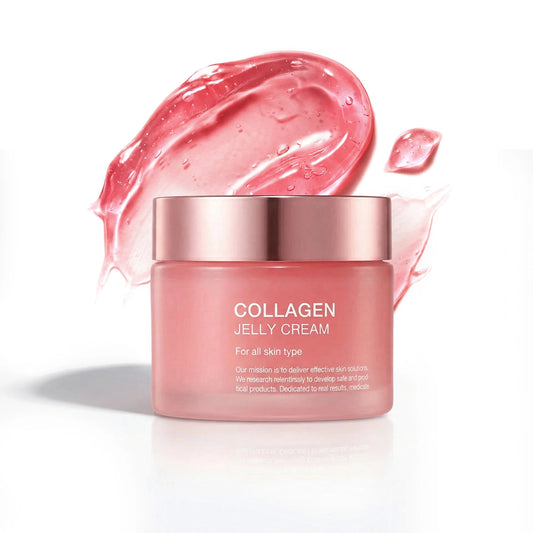 Jelly night face cream - Hydrolyzed collagen and niacinamide